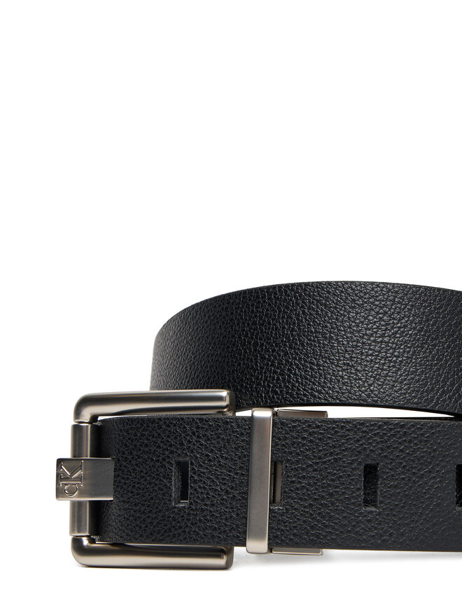 Calvin Klein Ζώνη Ανδρική Calvin Klein Ck Prong Buckle 35Mm Rev LV04D7029G Μαύρο