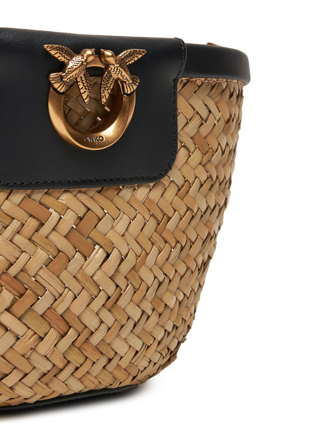 PINKO Torebka PINKO Love Summer Bucket PE 25 PLTT 103325 A1RL Beżowy