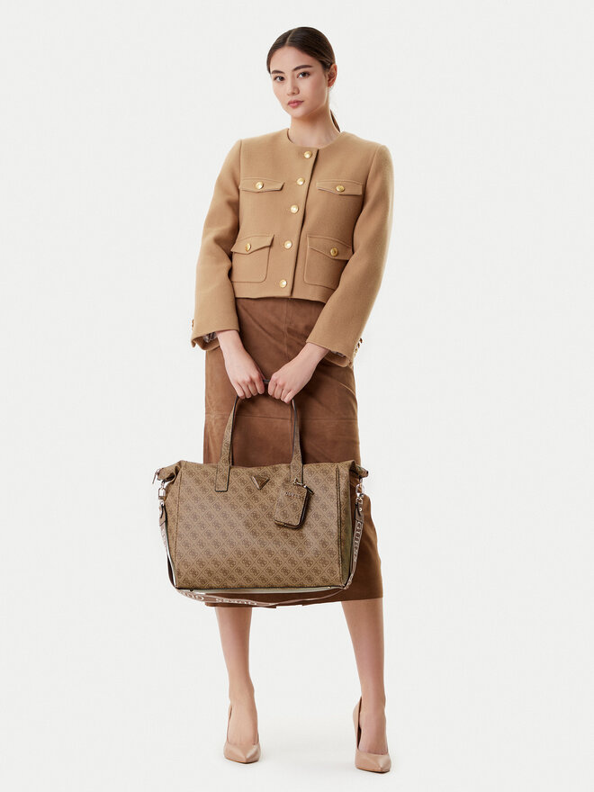 Guess Дорожня сумка Guess Latona Travel TWLB92 11017 Коричневий