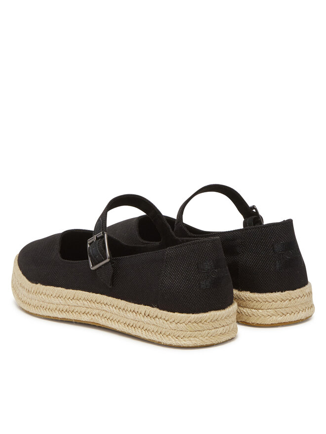 Toms Espadrile Toms Carolina Mary Jane 10021878 Črna