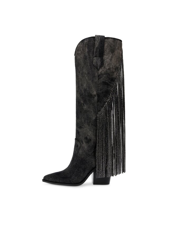 Steve Madden Καουμπόικες Μπότες & Μποτάκια Steve Madden Bravados Boot SM11002945-04004-024 Μαύρο