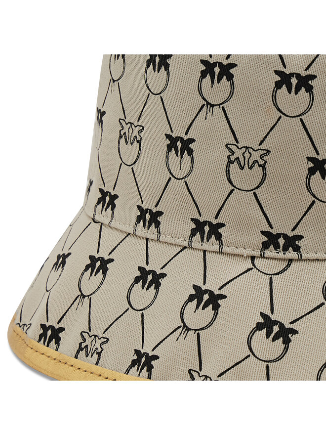 PINKO Hut Pinko Bucket Brindisi Cappello PE 22 BLK01 1G205T Y87K Grau