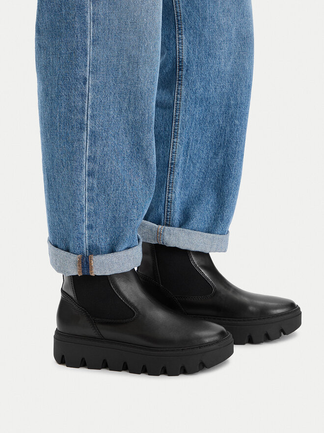 Tamaris Bokacsizma Tamaris 1-25405-45 Fekete