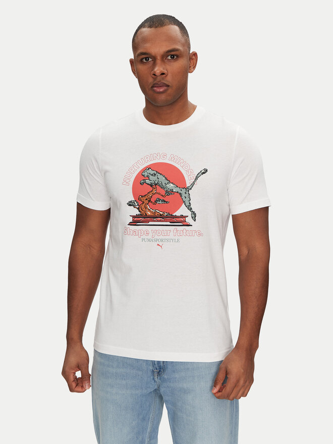 Puma Puma Футболка Bonsai 629634 Білий Regular Fit