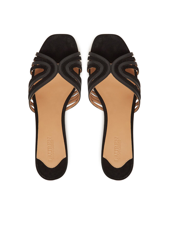LAUREN RALPH LAUREN Klapki LAUREN RALPH LAUREN Fay 802961818003 Czarny