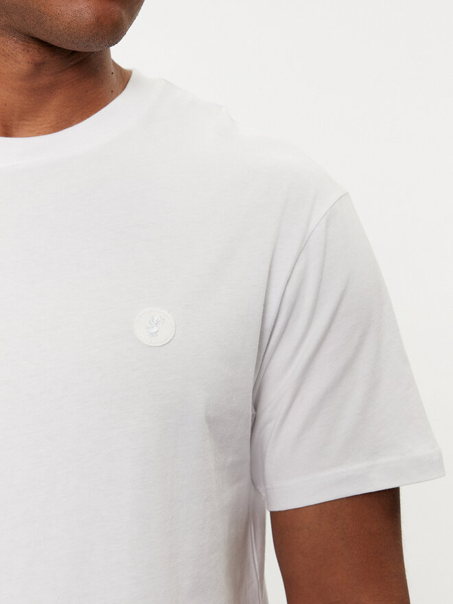 Save The Duck Save The Duck Camiseta DT1194M BESY18 Blanco Regular Fit