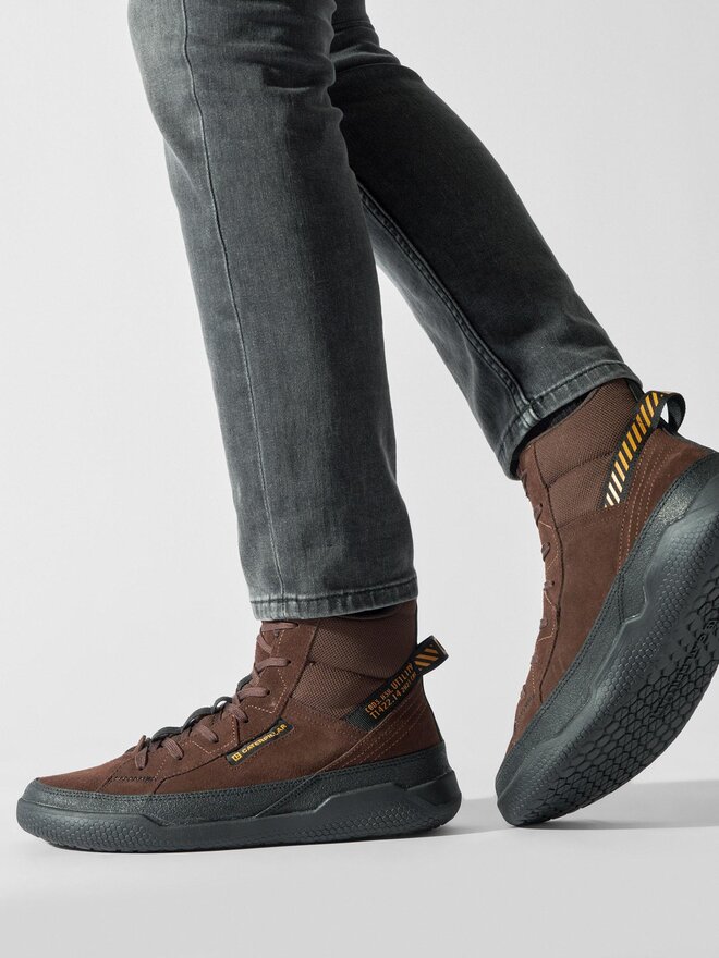 CATerpillar Sneakersy CATerpillar Hex Utylity Hi P110502 Hnedá