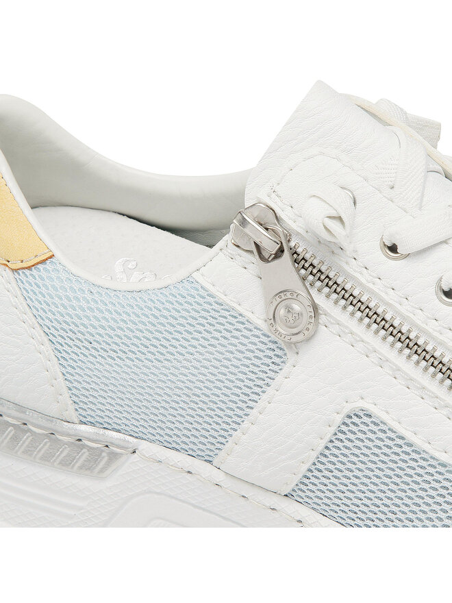Rieker Sneakers Rieker N4359-90 Alb