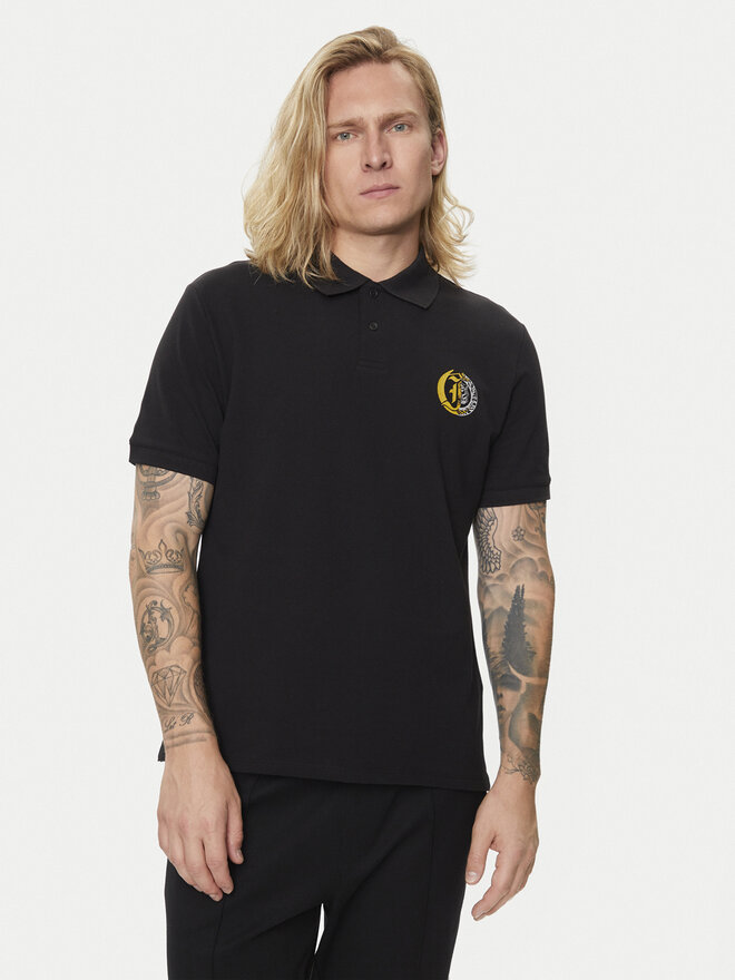 Just Cavalli Just Cavalli Polo 76OAGG19 Μαύρο Regular Fit