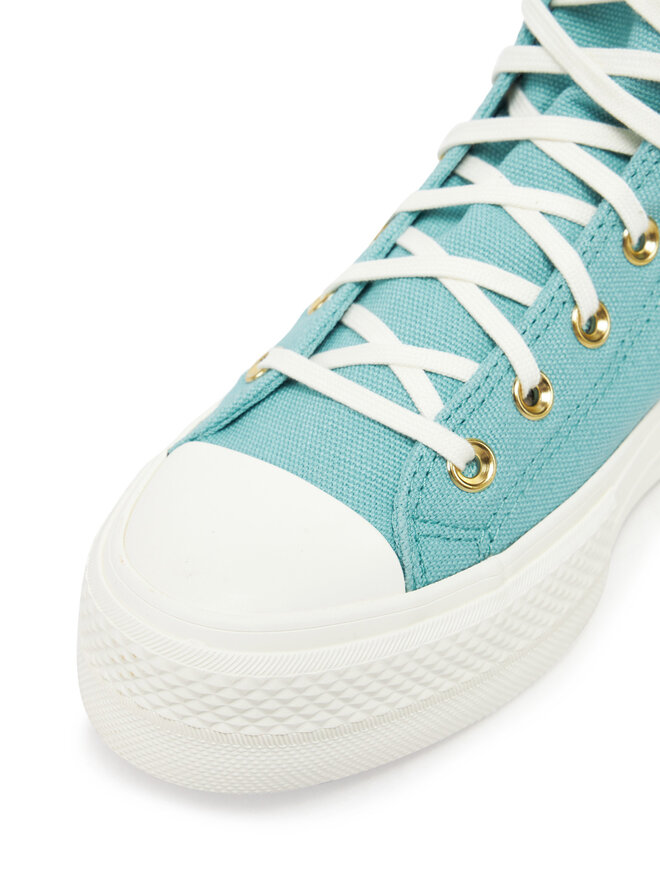 Converse Scarpe da ginnastica Converse Chuck Taylor All Star Lift Platform Gold A11495C Turchese