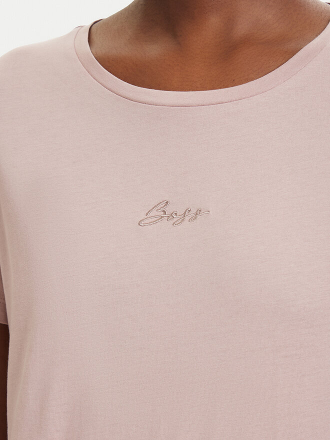 BOSS BOSS Футболка C_Elove 50554696 Світло-рожевий Slim Fit