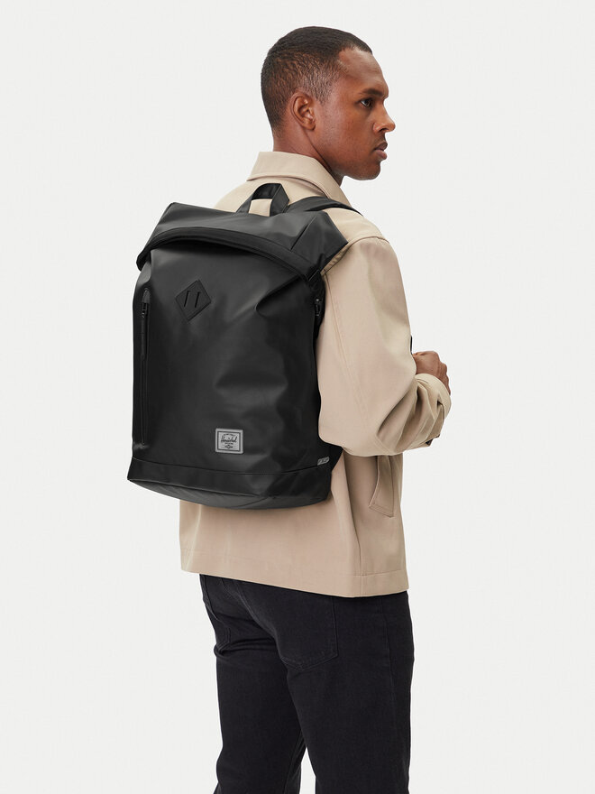 Herschel Раница Herschel Roll Top Backpack 11194-00001 Черен