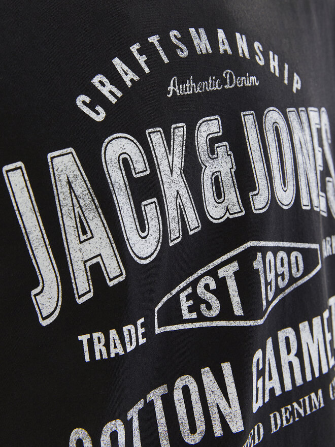 Jack&Jones Jack&Jones T-Shirt Jeans 12256779 Μαύρο Standard Fit