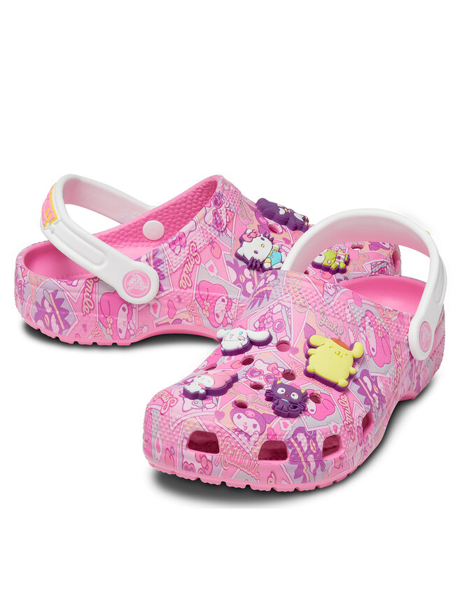 Crocs Pantoletten Crocs Classic Hello Kitty Clog T 208025 Rosa