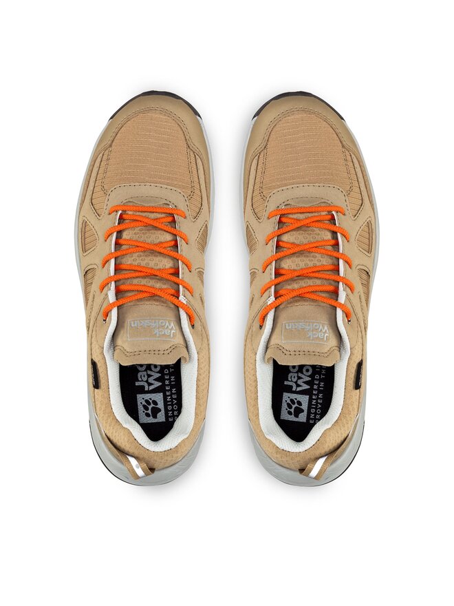 Jack Wolfskin Pārgājienu apavi Jack Wolfskin Woodland 2 Texapore Low W 4051341 Bēšs