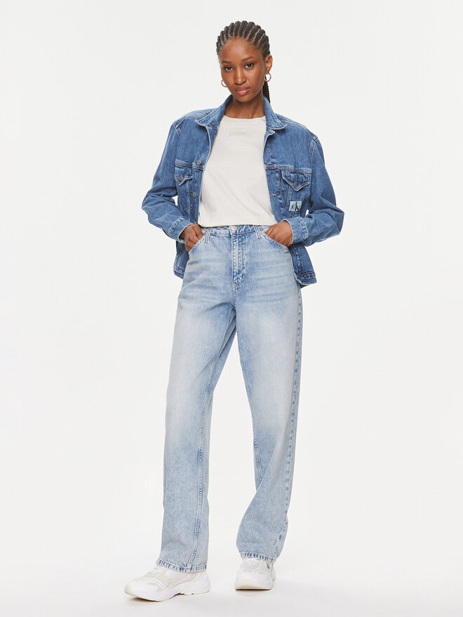 Calvin Klein Calvin Klein Футболка Micro Logo K20K206629 Écru Regular Fit