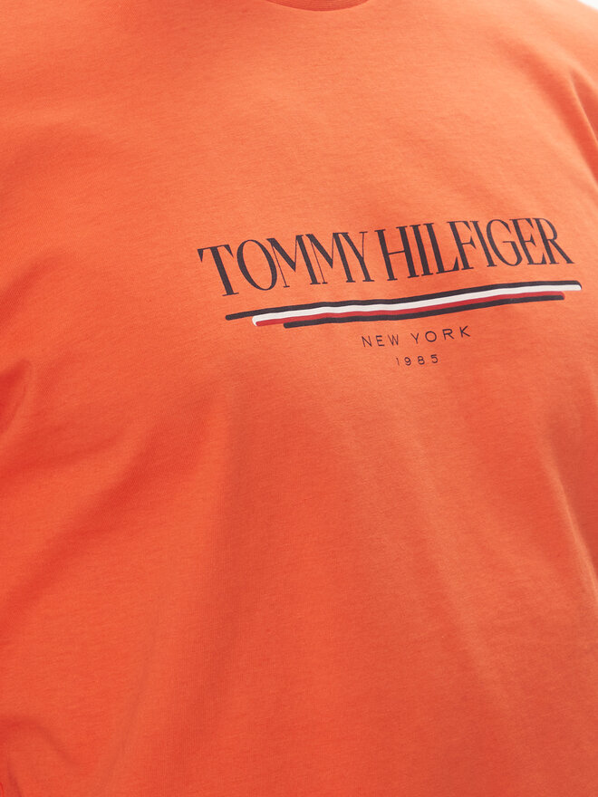 Tommy Hilfiger Tommy Hilfiger Marškinėliai Brand Love MW0MW40324 Oranžinė Regular Fit