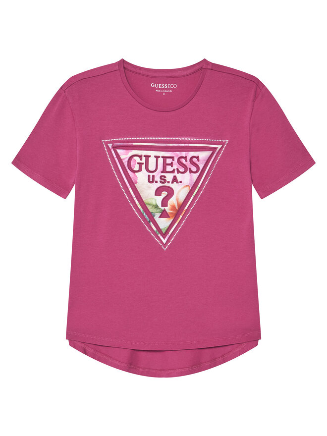 Guess Guess T-Shirt J6GI13 K6YW4 Rosa Relaxed Fit
