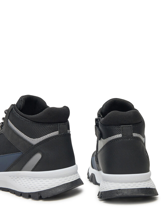 Calvin Klein Jeans Сникърси Calvin Klein Jeans High Top Lace-Up Sneaker V3B9-81087-1492 S Черен