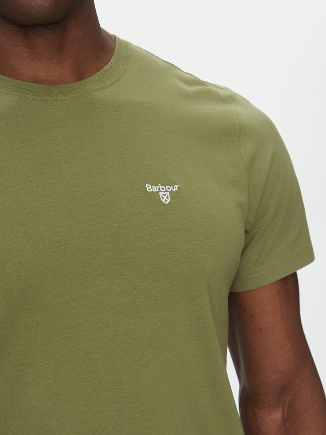 Barbour Barbour T-Shirt Essential Sports MTS0331OL39 Grün Tailored Fit