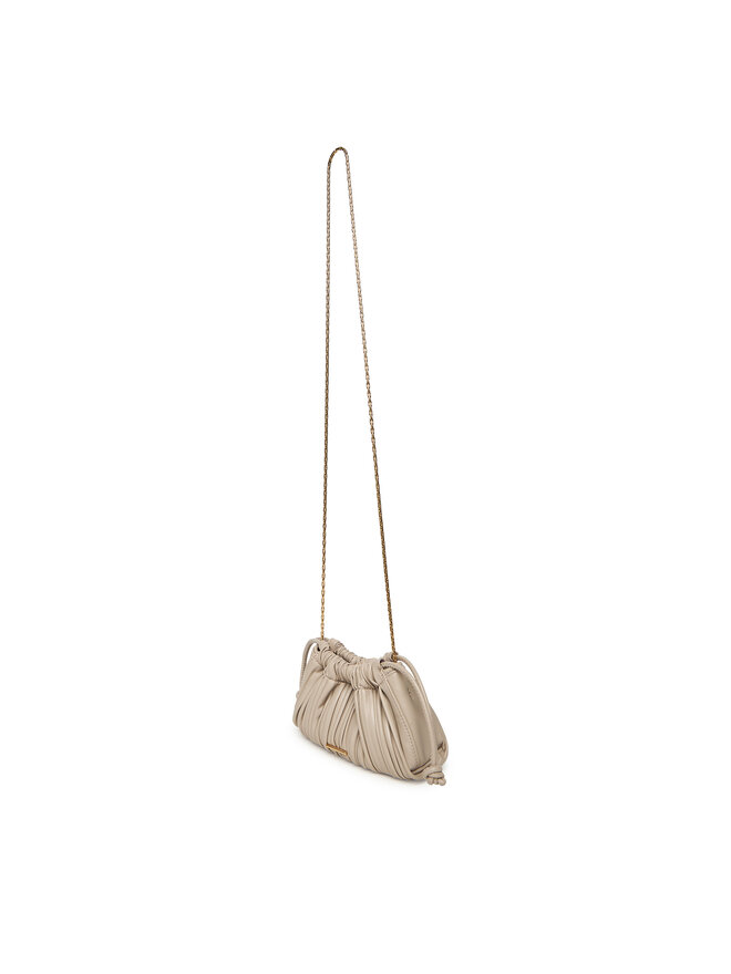 Calvin Klein Дамска чанта Calvin Klein Plisse Mini Drawstring Bag LV04F3077G Екрю