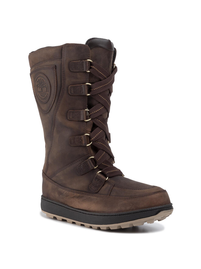 Stivali da neve Timberland Mukluk 8 in Waterproof Boot TB076916214 Marrone escarpe