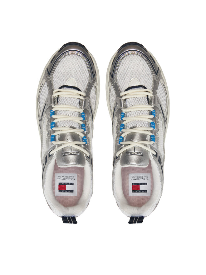 Tommy Jeans Sneakers Tommy Jeans Archive Retro Runner EM0EM01486 Silberfarben