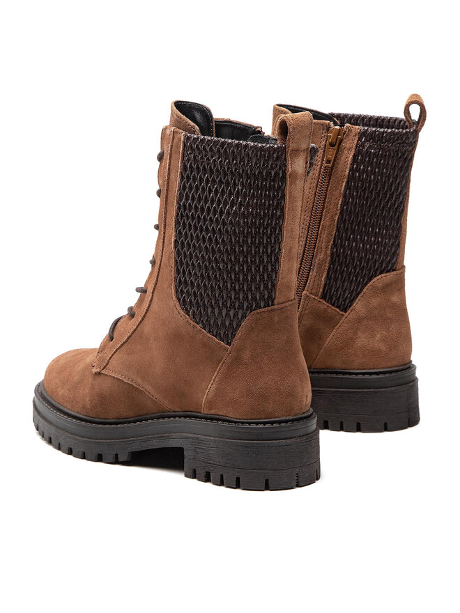Geox Schnürstiefeletten Geox D Iridea N D26HRN 0226W C0183 Braun