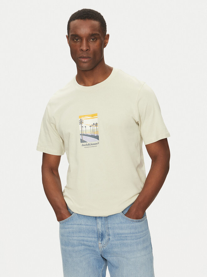 Jack&Jones Jack&Jones Marškinėliai Split Graphic 12273000 Žalia Regular Fit