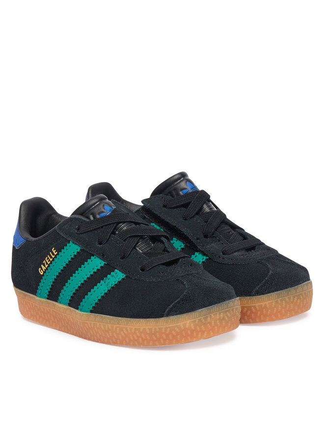 adidas Снікерcи adidas Gazelle Comfort Closure Elastic Lace KI7139 Чорний