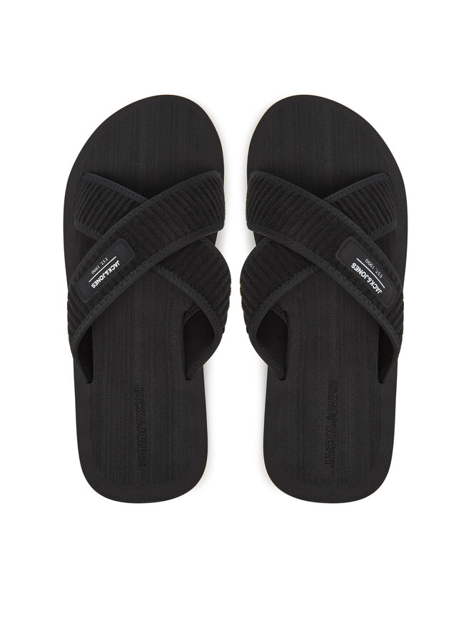 Jack&Jones Šľapky Jack&Jones Jfwkriskros 12274562 Čierna