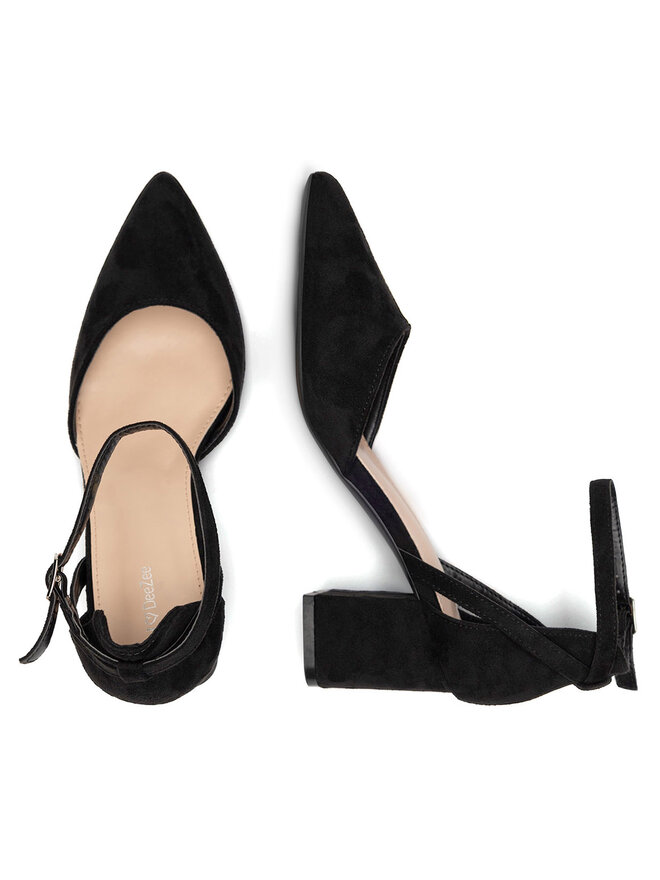 DeeZee Czółenka DeeZee WSS20968-02 Czarny