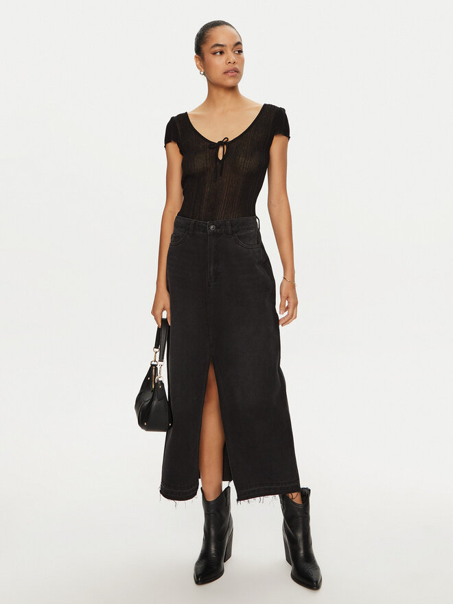 PINKO PINKO Τοπ 103588 A1V8 Μαύρο Slim Fit
