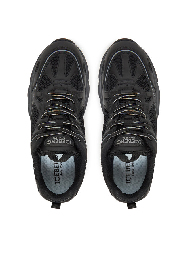 Iceberg Sneakersy Iceberg IU1706 Čierna