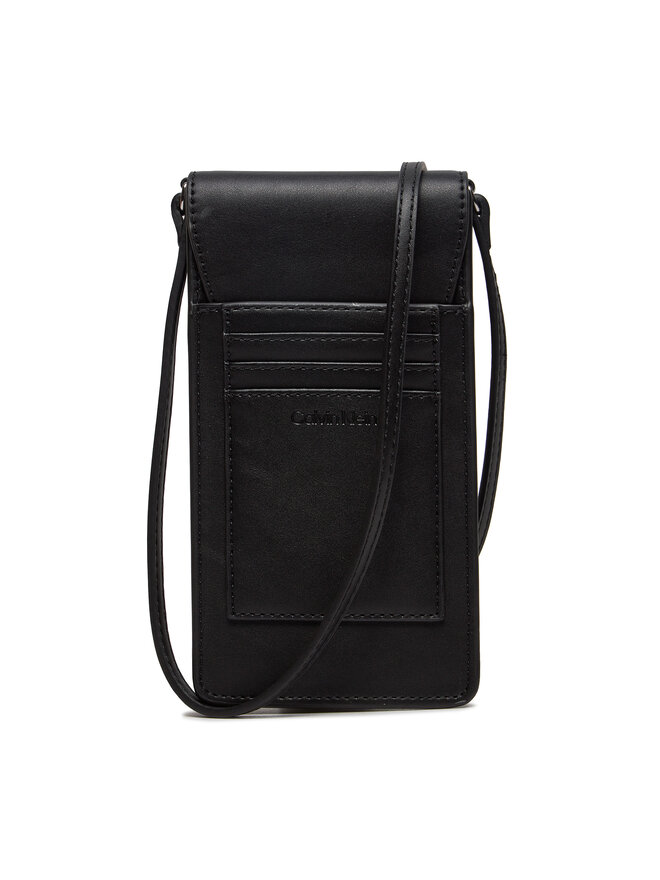 Calvin Klein Torebka na telefon Calvin Klein Ck Linear Phone Crossbody K60K612192 Czarny