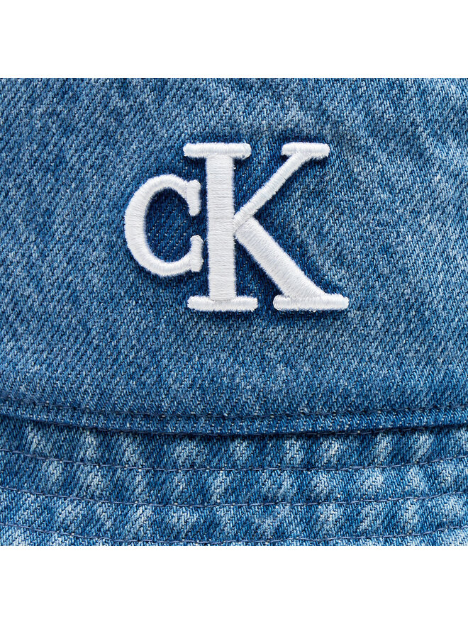 Calvin Klein Klobouk Calvin Klein Bucket Block Denim K60K612380 Modrá
