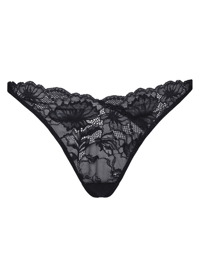 Hunkemöller Hunkemöller Стрінги Stormi 301619 Чорний