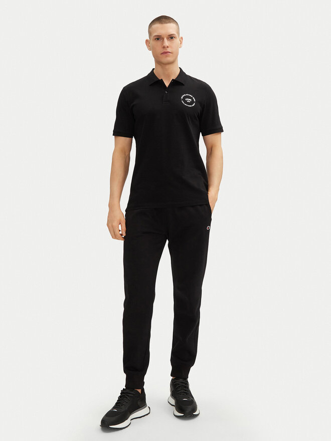 Jack&Jones Jack&Jones Polo Simon 12269299 Μαύρο Regular Fit
