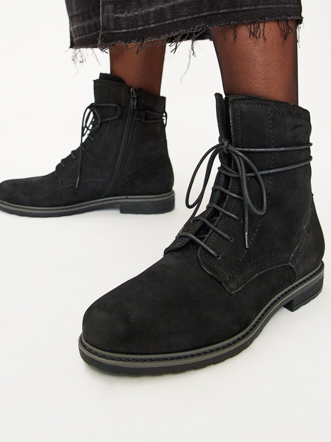 Tamaris Schnürschuhe Tamaris 1-25105-43 Schwarz