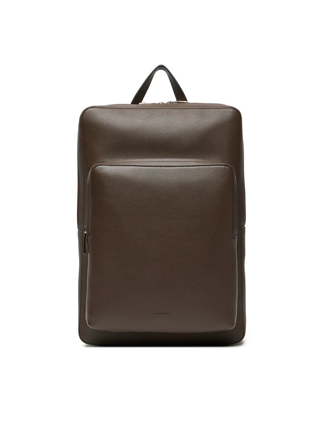 Calvin Klein Ruksak Calvin Klein Micro Pebble Slim Sq Bp 42 LV04D3005G Hnedá