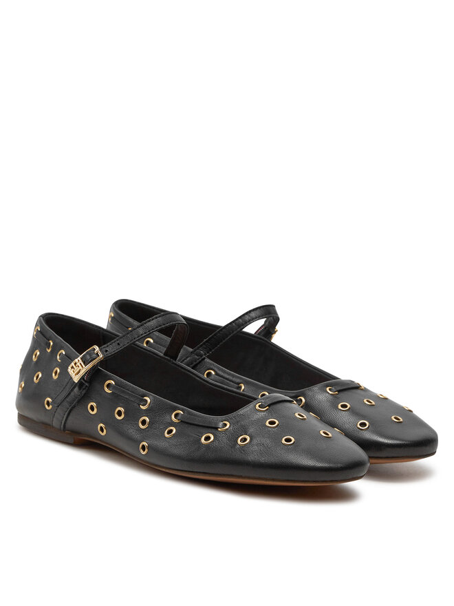 Tommy Hilfiger Μπαλαρίνες Tommy Hilfiger Maryjane FW0FW08311 Μαύρο