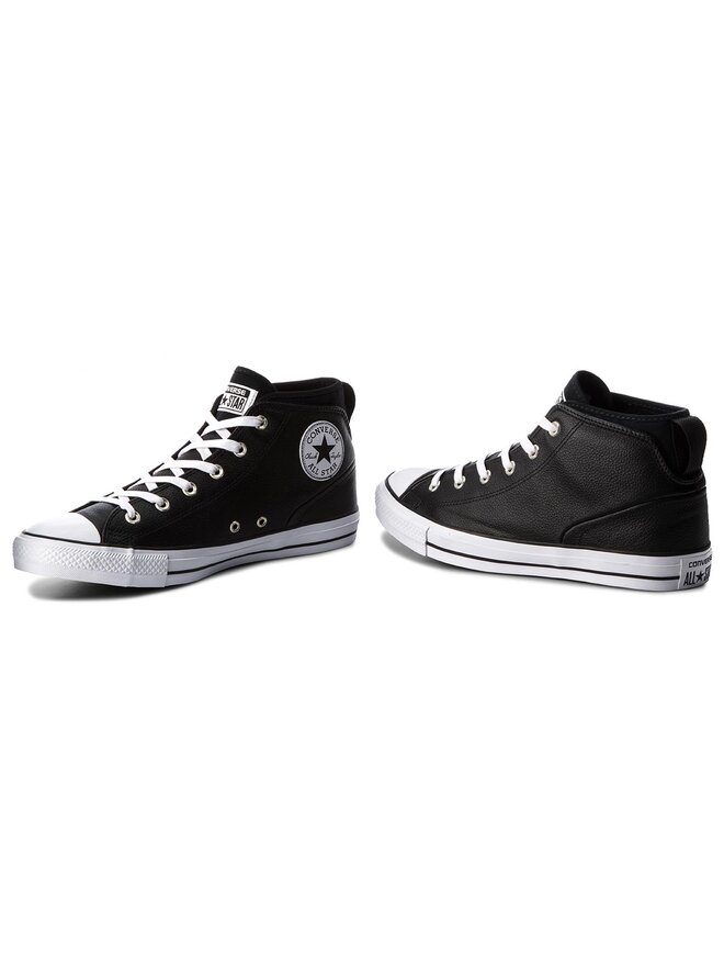 Sneakers aus Stoff Converse Ctas Syde Street Mid 157537C Schwarz eschuhe
