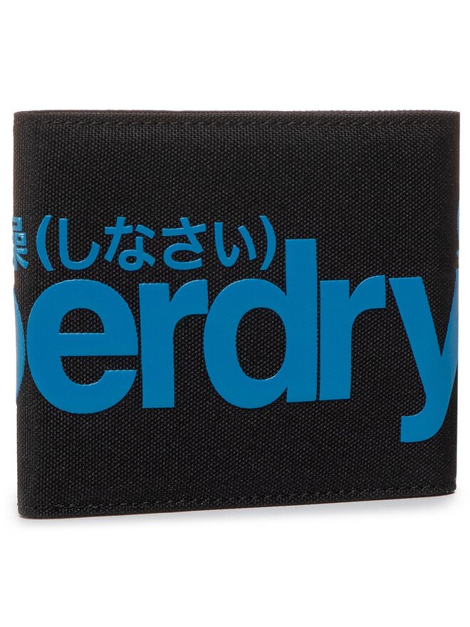 Superdry Geldbörse Superdry 2 Popper Wallet M9810035A Schwarz