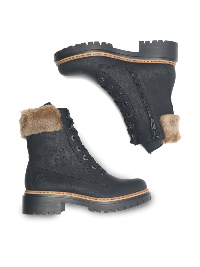 Rieker Botine Rieker 72630-00 Negru