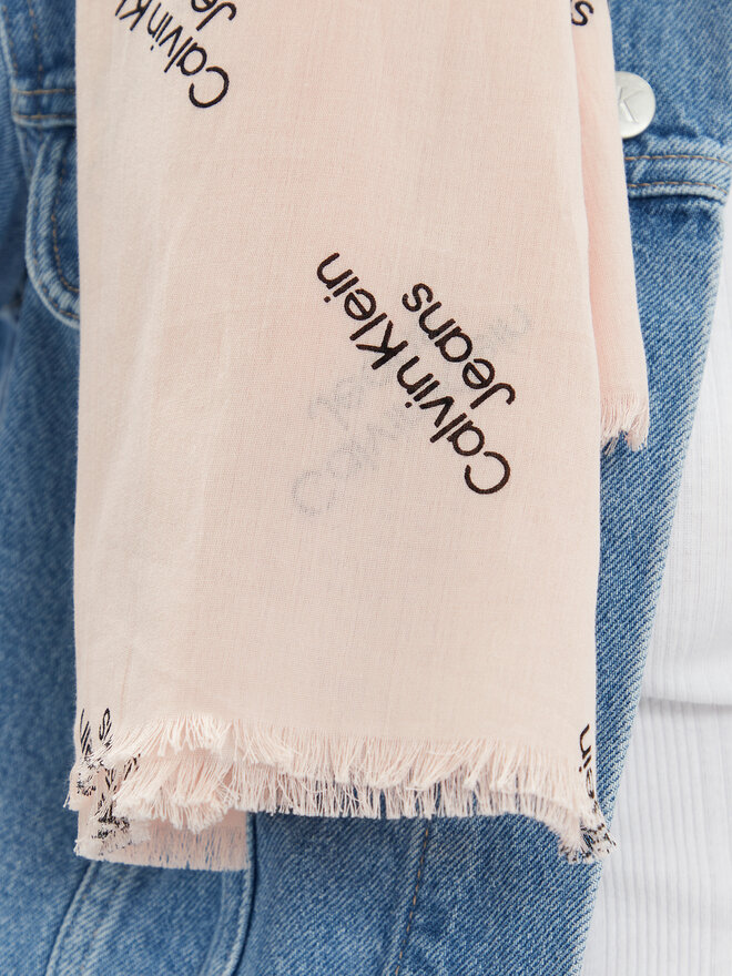 Calvin Klein Šál Calvin Klein Monologo K60K611982 Růžová