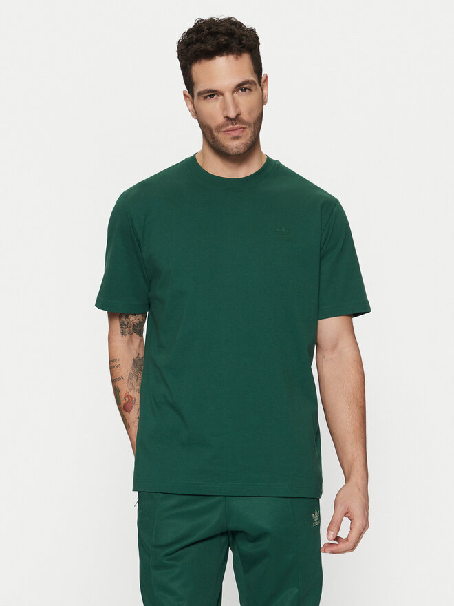 adidas adidas Marškinėliai Trefoil Series JD0680 Žalia Regular Fit