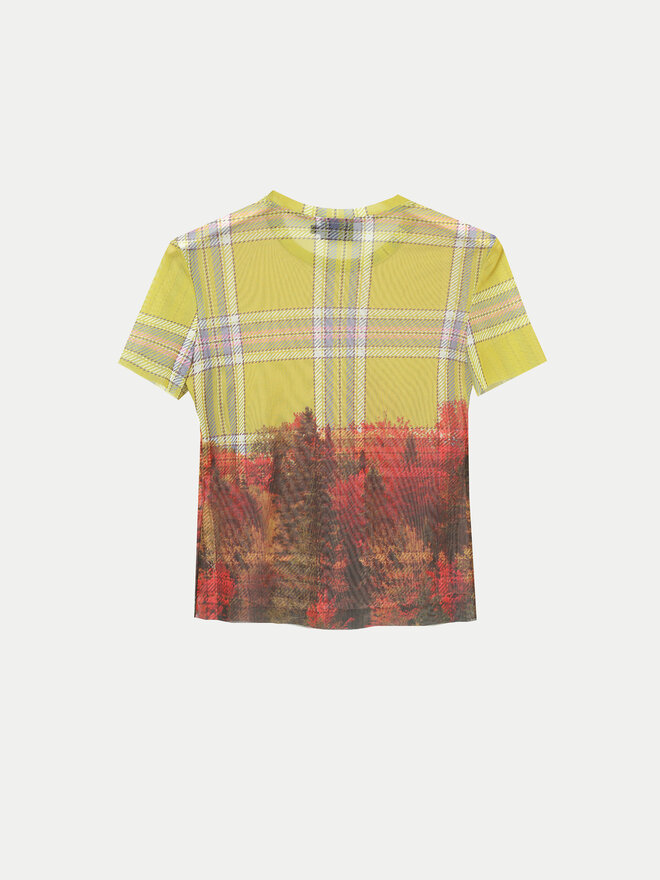 Desigual Desigual Camiseta Double 24WWTK27 De color Slim Fit