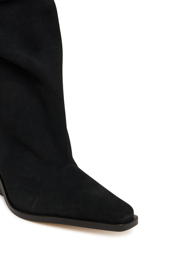 (取寄) マイケルコース レディース ブーティ MICHAEL Michael Kors women Noemie Bootie Luggage Kozaki MICHAEL Michael Kors Noemie 40F5NOMB1S Czarny | eobuwie.com.pl