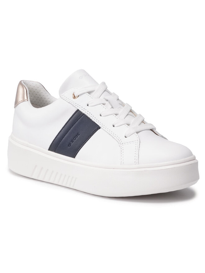 Sneakers Geox D Nhenbus B D158DB 08554 C1110 Bianco escarpe