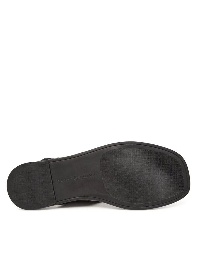 Tommy Hilfiger Sandale Tommy Hilfiger Color Block Thong Flat Sandal FW0FW08883 Negru
